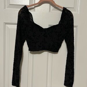 Ava & ever - NWT - Black lightweight long sleeve beautiful top - Size 12 (Small)